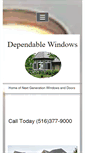 Mobile Screenshot of dependablewindows.com